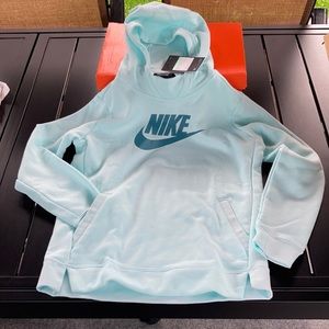 Nike Girls (XL) cotton hoodie in light blue